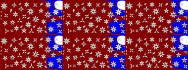 Düz Çiçek Elementleri Tasarımı. Güzel çiçek deseni. Kırmızı ve nötr renklerde çiçekler. Renkli Bahar Teması çizim şablonu.