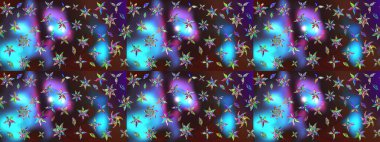 Raster güzel kumaş deseni çiziyor. Düz Çiçek Elementleri Tasarımı. Renkli Bahar Teması eskiz kalıbı. Çiçek deseni.