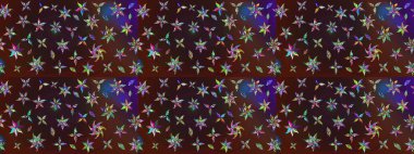 Tekrar eden çiçek arkaplanı, zarif kahverengi ve mor çiçek duvar kağıdı. Kahverengi ve mor renkler üzerine çiçek desenli eskiz, el yapımı papatyalar, papatyalar..