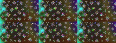 Çiçek deseni duvar kağıdı, desen dolguları ve web sayfası arka planı için kullanılabilir. Şekil verilmiş çiçeklerle eskiz deseni. Süslü zentangle çizim dokusu, soyut çiçeklerle süslenmiş..