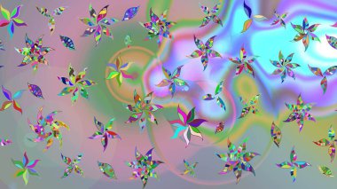 Büyük bir çiçek boyası seti. Kartlar, davetiyeler, tarih kartları ve daha fazlası için kullanılabilir. Raster şirin suluboya çiçek deseni çizimi.