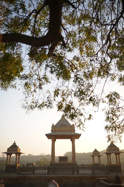Chhatedi Prachtige Ruïnes Van Koninklijke Cenotafen Kutch Bhuj — Stockfoto