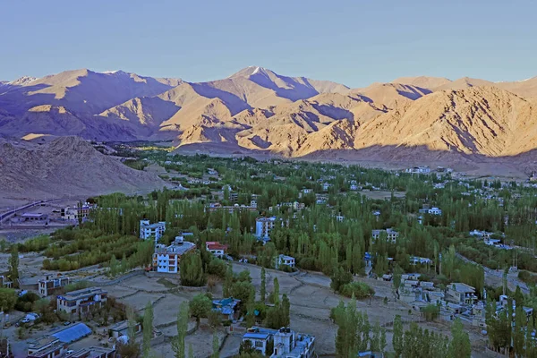 Τοπίο Σκηνή Του Βουνού Στρώμα Σκιά Και Φως Leh Ladakh — Φωτογραφία Αρχείου