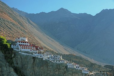 Diskit Budist manastır Nubra Vadisi Keşmir, Hindistan