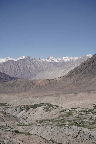 Lahaul Spiti Leh Ladakh Montanhas Rio Viajar Himalaia — Fotografia de Stock