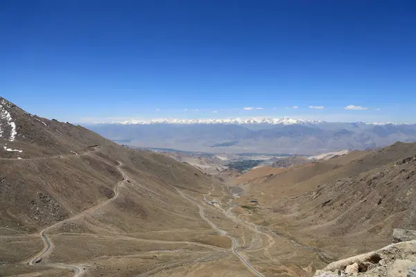 Lahaul Spiti Leh Ladakh Montanhas Rio Viajar Himalaia — Fotografia de Stock