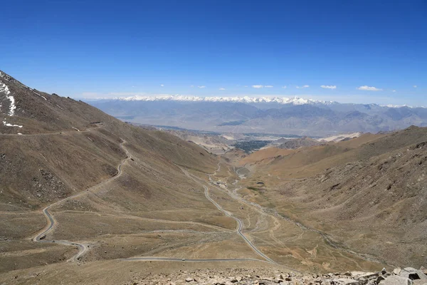 Lahaul Spiti Leh Ladakh Góry Rzeka Podróże Himalaje — Zdjęcie stockowe