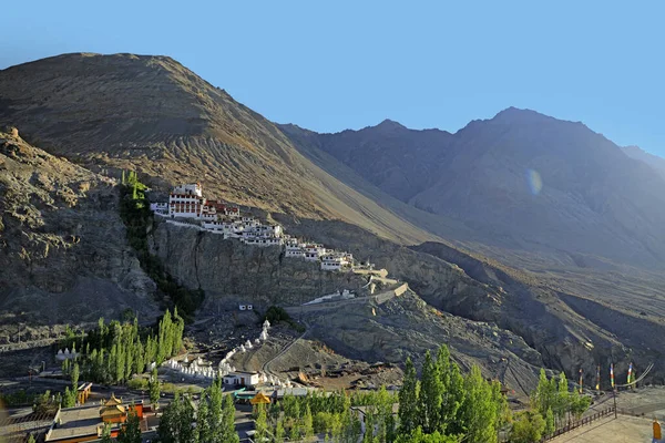Diskit Buddyjski Klasztor Eksplorowali Dolinę Kaszmir Indie — Zdjęcie stockowe
