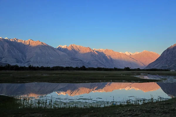 Natuurlandschap Nubra Vallei Leh Ladakh Jammu Kasjmir India — Stockfoto