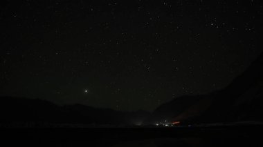 Nako Köyü 'nden Samanyolu, Himachal Pradesh