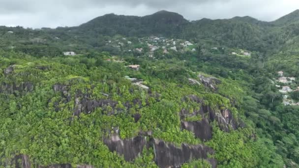 Baie Beau Vallon Playa Tropical Isla Mahe Seychelles — Vídeos de Stock