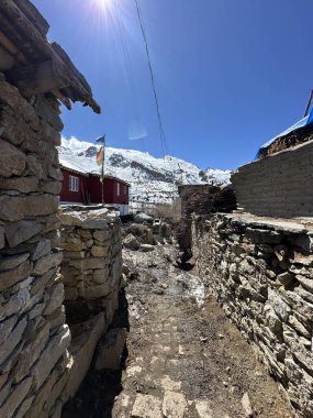 Hindistan, Spiti Vadisi 'ndeki Kee Manastırı manzarası