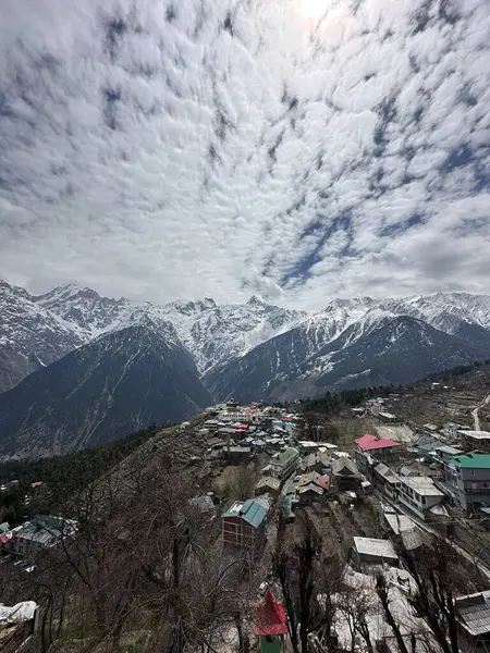 Hindistan, Spiti Vadisi 'ndeki Kee Manastırı manzarası