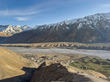 Spiti bölgesindeki Kye Manastırı, Himachal Pradesh, Hindistan.