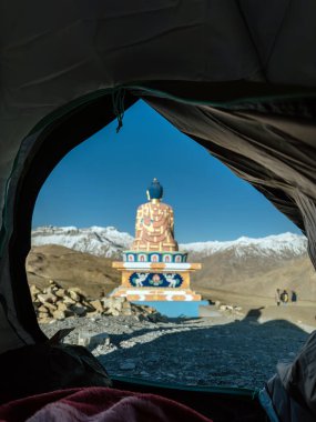 Spiti bölgesindeki Kye Manastırı, Himachal Pradesh, Hindistan.