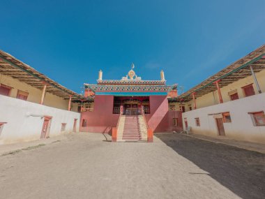 Spiti bölgesindeki Kye Manastırı, Himachal Pradesh, Hindistan.