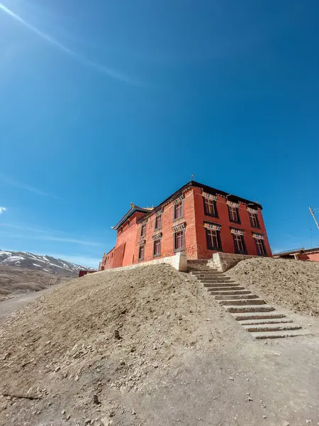 Spiti bölgesindeki Kye Manastırı, Himachal Pradesh, Hindistan.