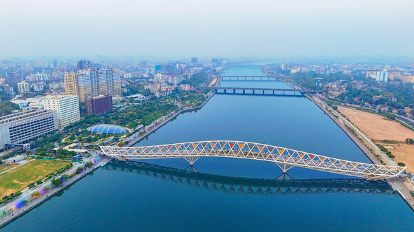Atal Bridge, Ahmedabad City, Day View, Ahmedabad