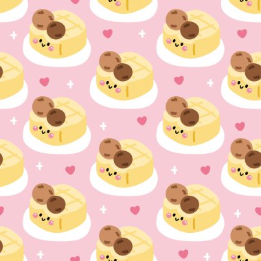 Kusursuz gülümseme, kalp geçmişi olan ekmeğin üzerinde çikolatalı dondurmayla yüzleşir. Pasta. Tatlı. Karakter çizimi. Kart, poster, bebek kıyafetleri.