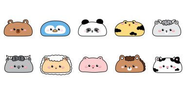 3 numara. Gülümseyen yüzlü sevimli hayvanlar. Vahşi. Sürüngen. Penguen, panda, yılan, koyun, domuz.. 