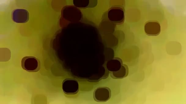 Sont Des Images Abstraites Qui Ressemblent Une Cellule Noire Mangée — Video