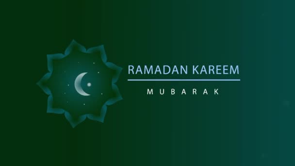 Ramazan Kareem Görsel Cazibe Kültürel Özgünlükle Mevsimin Ruhunu Kucaklıyor — Stok video