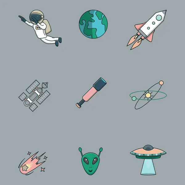 Boşluk OBJECT simge paketi ayarlandı