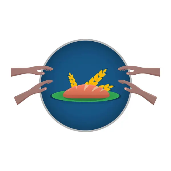 Gıda Krizi veya HUNGER Kriz Sembolü