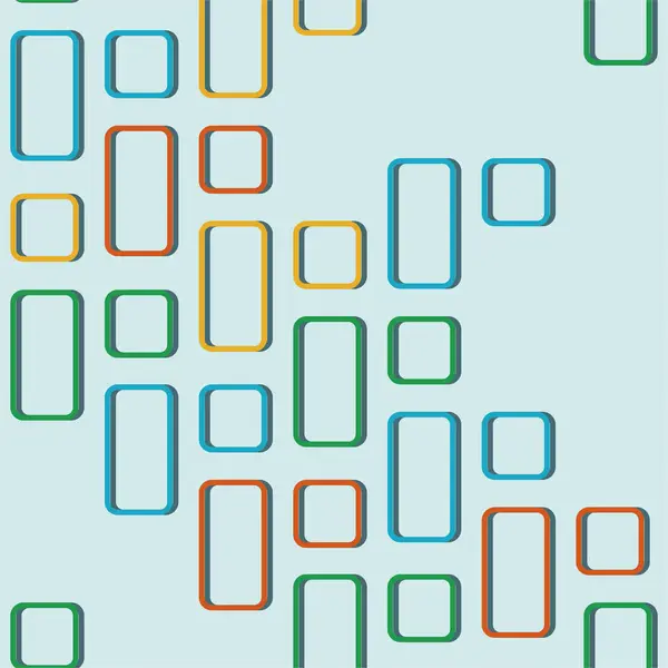 Geometrik dikdörtgen Seamless PATTERN