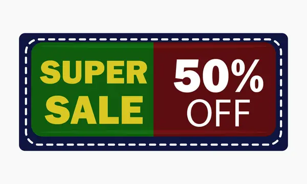 Special teklif satışı% 50 etiketi beyaz arka planda izole edildi. İndirim teklifi fiyat etiketi, reklam kampanyası sembolü satış tanıtım pazarlaması, indirim etiketi% 50 indirim..
