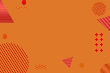 Memphis tarzı arka plan tasarlamak