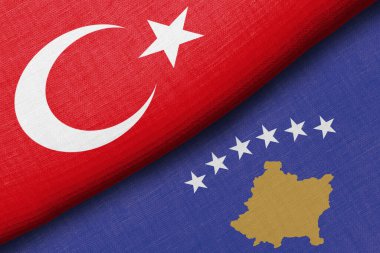 Türkiye ve Kosova bayrağı, müttefikler ve dost ülkeler, birlik, beraberlik, tokalaşma