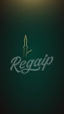 Regaip Kandili. Tercümesi: İslami kutsal gece, vektör, Regaib. Hikaye özeti