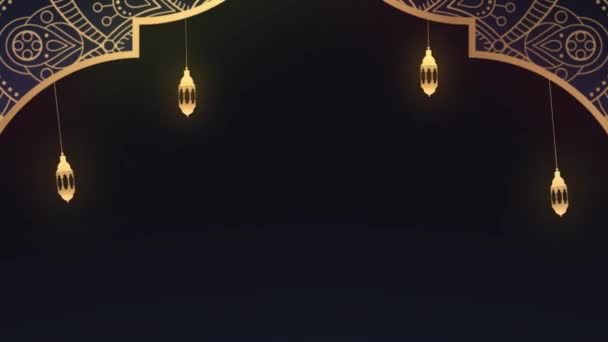 カディル モービル ヴァリス 神の祝福の夜 イスラム教徒の休日 16X9 — ストック動画
