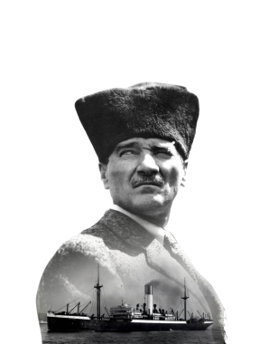 Mustafa Kemal Atatrk portresi, illüstrasyon