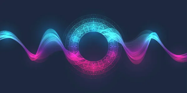 Εικόνα Κβαντικής Υπολογιστικής Έννοιας Μαθαίνοντας Βαθιά Τεχνητή Νοημοσύνη Απεικόνιση Αλγορίθμων — Φωτογραφία Αρχείου