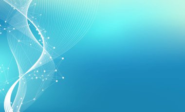 Bilim ya da tıbbi arkaplan için soyut yapı molekülleri ya da atom, illüstrasyon.