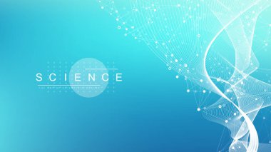 Soyut teknoloji ağ bağlantı noktaları. Dijital teknoloji ve büyük veri analiz geçmişi. Pleksus çizgileri olan beyaz bir arka plan. Soyut ağ ile Geometrik arkaplan.