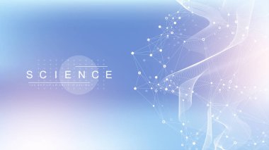 Soyut teknoloji ağ bağlantı noktaları. Dijital teknoloji ve büyük veri analiz geçmişi. Pleksus çizgileri olan beyaz bir arka plan. Soyut ağ ile Geometrik arkaplan.