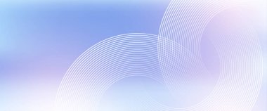 Çember çizgileri olan modern soyut mavi arkaplan. Poster, broşür, kapak, web sitesi, başlık, web pankartı, sunum için Geometrik çizgili sanat tasarımı.