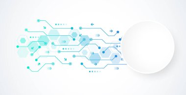 Anakart teknolojisi devre kartı dokusu tasarımı. İnternet teknolojisi için yaratıcı AI pankartı konsepti. Poster, kapak, afiş, başlık, web sunum şablonu için dijital anakart kavramı