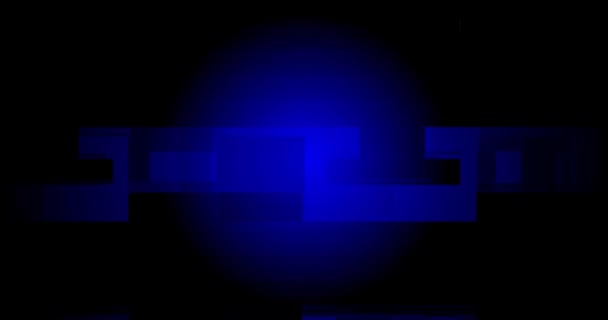 Синій Переміщенням Барної Стійки — стокове відео