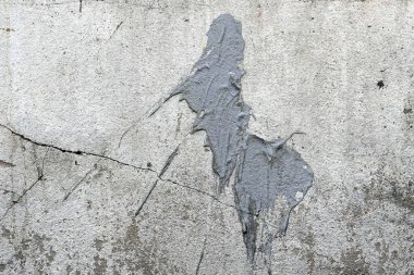 Çatlak bir beton vintage duvar arkaplanı ve değiştirme