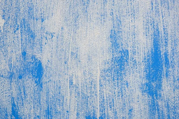Mavi Bir Duvara Beyaz Bir Resim Tasarım Için Soyut Bir — Stok fotoğraf