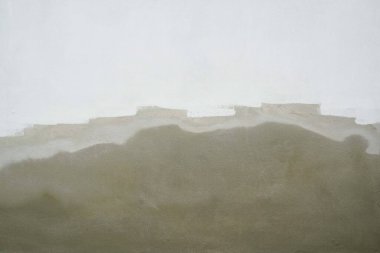 Beton duvar daha yeni sıvandı ve boyanmaya başlandı, arka plan ve doku fotoğrafları..