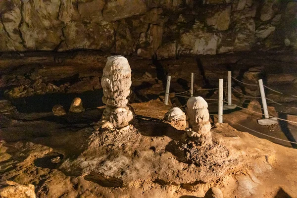Популярна Туристична Пам Ятка Печери Tham Nam Lod Провінції Мей — стокове фото