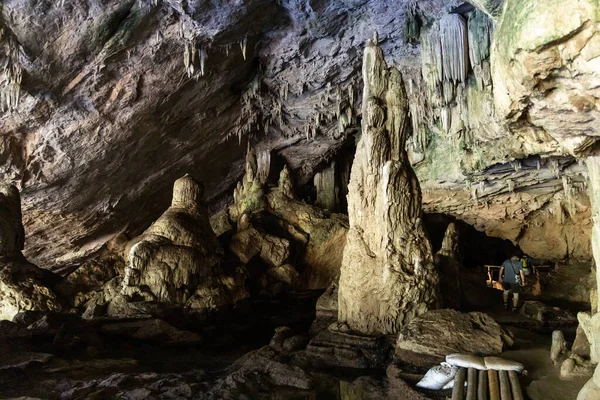 Популярная Туристическая Достопримечательность Нам Лод Пещеры Провинции Мэхон Сон Таиланд — стоковое фото