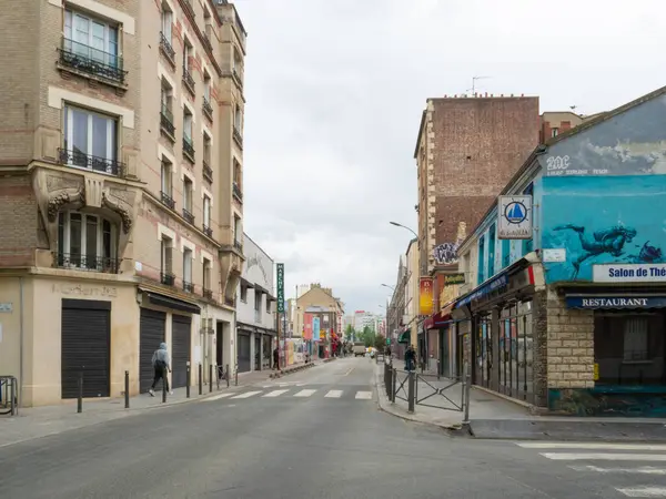 Saint Quen Município França Localizado Periferia Paris Mistura Arquitetura Ruas — Fotografia de Stock