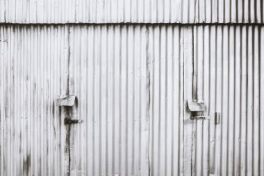 Alüminyum garaj kapısı, grunge arkaplan