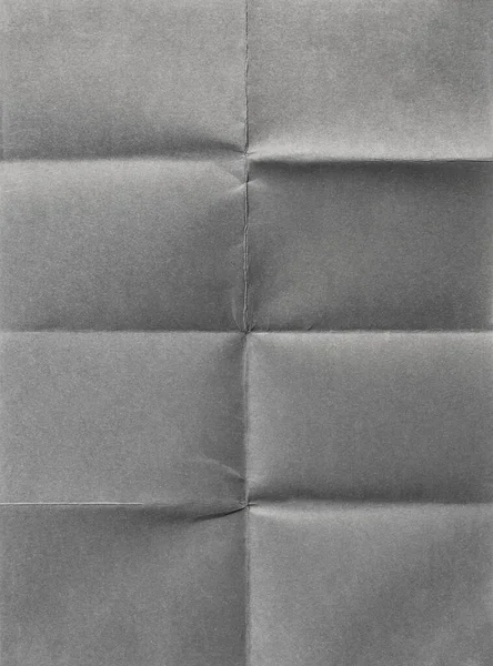 Szürke Papírlap Hajtogatott Nyolc Textúra Háttér — Stock Fotó